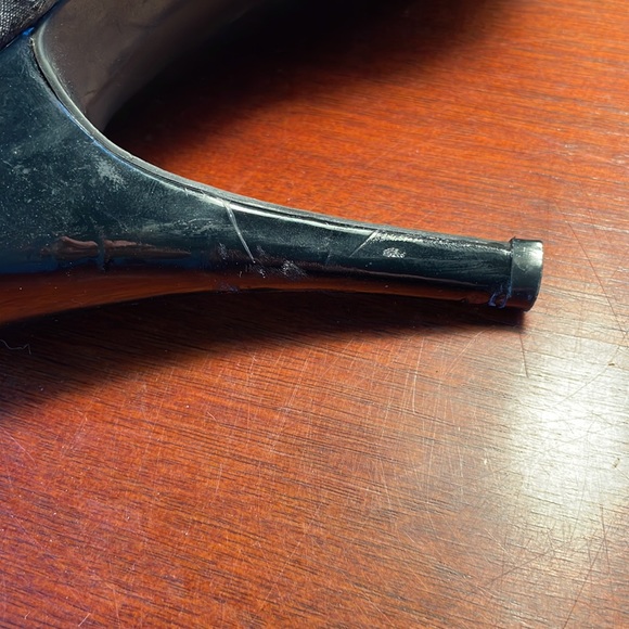 Rampage Black & White high heels Size 9 1/2 - Picture 7 of 12